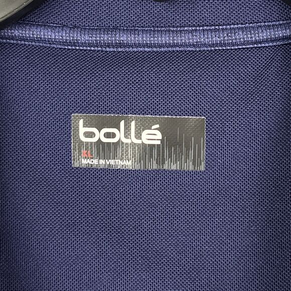 Bolle Shirt Mens Extra Large Blue Polo Golf Performance Tech CareerRugby Flex - Picture 6 of 11